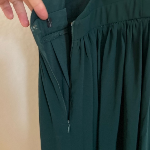 Lulus Ballroom Bliss Emerald Green Pleated Maxi Dress - Picture 7 of 7